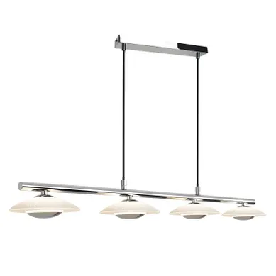 Suspension LED Lampe Suspendue Table À Manger Design Moderne Salle À Manger 4 Flammes 3000k