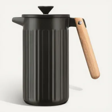 Cafetière À Piston 8 Tasses 1l Noir - 11910-259