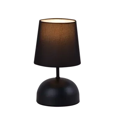 Nettlife Lampe De Chevet En Tissu Noir, Design Moderne Avec Câble (sans Ampoule).