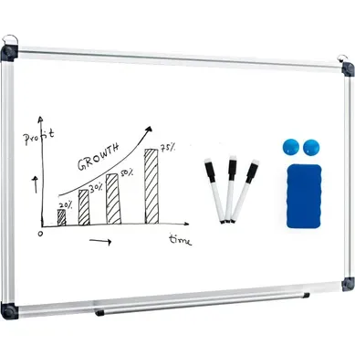 Tableau Blanc Effaçable Surface Magnétique 3 Stylos Et Effaçable à Sec 90*60cm Tableau Blanc Effaçable Surface Magnétique 3 Stylos Et Effaçable à Sec 90*60cm