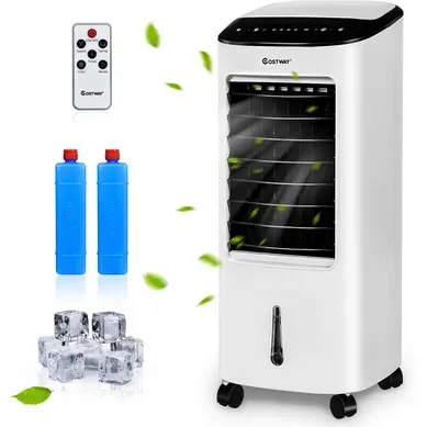 Rafraîchisseur D'air Silencieux 3-en-1, Réservoir D'eau De 7l, Avec Télécommande Rafraîchisseur D'air Silencieux 3-en-1, Réservoir D'eau De 7l, Avec Télécommande
