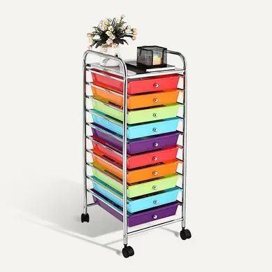 Tour De Rangement Plastique à Tiroirs Rangement Avec Roulettes 32.5 X 37 X 86 Cm Tour De Rangement Plastique à Tiroirs Rangement Avec Roulettes 32.5 X 37 X 86 Cm