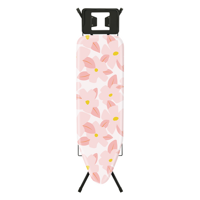 Table à Repasser Pliable Rose 122 X 38 Cm, Système Anti-fermeture Et Hauteur Réglable Table à Repasser Pliable Rose 122 X 38 Cm, Système Anti-fermeture Et Hauteur Réglable