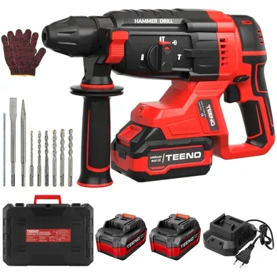 Perforateur Sans Fil, 6x Forets, Batterie 20v 4.0ah Perforateur Sans Fil, 6x Forets, Batterie 20v 4.0ah