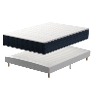 Ensemble Matelas Mousse + Sommier tapissier 140x190 Cm épaisseur 32cm Ensemble Matelas Mousse + Sommier tapissier 140x190 Cm épaisseur 32cm