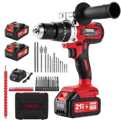 Tournevis Sans Fil 21v, Batterie 4.0ah, 90 Nm, Réglage De Couple 20+3, Mandrin 13mm Tournevis Sans Fil 21v, Batterie 4.0ah, 90 Nm, Réglage De Couple 20+3, Mandrin 13mm