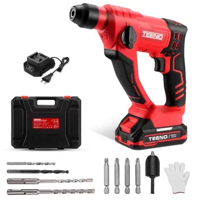 Marteau Perforateur Sans Fil 20v Sds-plus, Φ14 Mm, Pour Béton, 1000 Tr/min, éclairage De Travail Marteau Perforateur Sans Fil 20v Sds-plus, Φ14 Mm, Pour Béton, 1000 Tr/min, éclairage De Travail