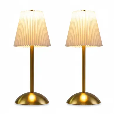 Lampe de Chevet LED Lot De 2 Blanche Sans Fil - Lampe Intensité Variable Avec 3 Températures