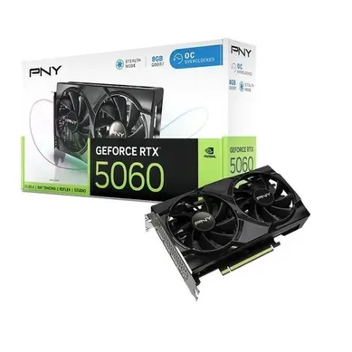 Geforce Rtx 5060 - 8 Go Gddr7, Dual-fan, PCie 5.0, HDMI 2.1b + 3x Dp 2.1b Geforce Rtx 5060 - 8 Go Gddr7, Dual-fan, PCie 5.0, HDMI 2.1b + 3x Dp 2.1b