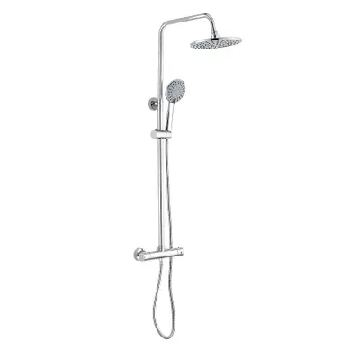 Colonne De Douche Thermostatique, Système De Douche Thermostatique 38°c, Argent Colonne De Douche Thermostatique, Système De Douche Thermostatique 38°c, Argent