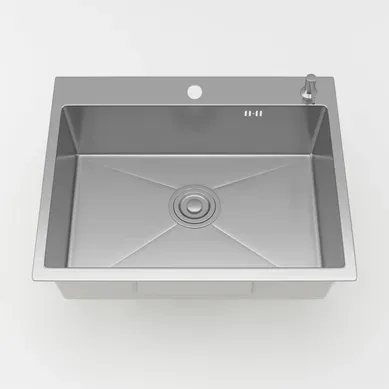 évier Inox 1 Bac 50x45x22 Cm Argent - Pour Petite Cuisine et Camping-car - Prépercé Avec Filtre évier Inox 1 Bac 50x45x22 Cm Argent - Pour Petite Cuisine et Camping-car - Prépercé Avec Filtre