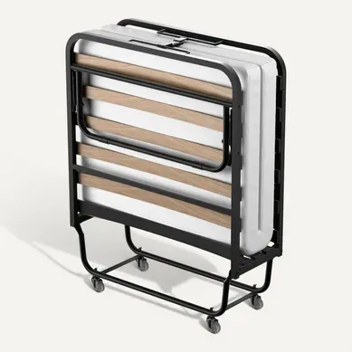 Lit Pliant 90x200 Cm Avec Matelas De 10 Cm