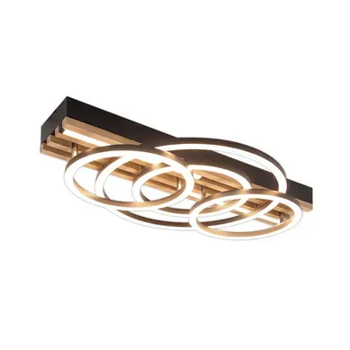 Plafonnier LED 60 w 50 cm Plafonnier Moderne Pour Salon Avec Télécommande