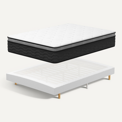 Ensemble Matelas + Sommier 160x200 Cm, épaisseur Du Matelas 30cm Ensemble Matelas + Sommier 160x200 Cm, épaisseur Du Matelas 30cm