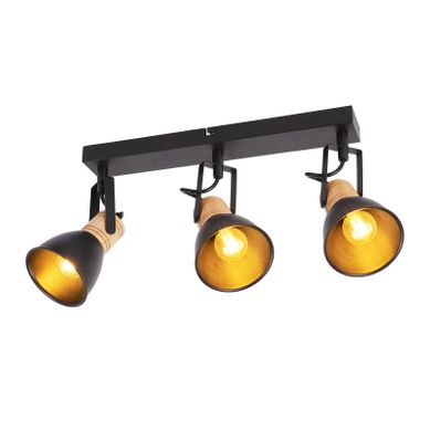 Spot De Plafond Vintage Noir Lampe De Cuisine En Métal Et Bois Pour Couloir Sans Ampoule Spot De Plafond Vintage Noir Lampe De Cuisine En Métal Et Bois Pour Couloir Sans Ampoule