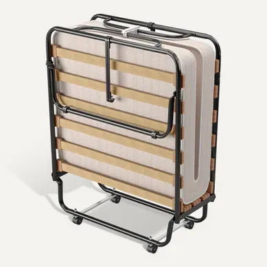 Lit Pliant 190x80cm Avec Matelas En Mousse à Mémoire De Forme Lit Pliant 190x80cm Avec Matelas En Mousse à Mémoire De Forme