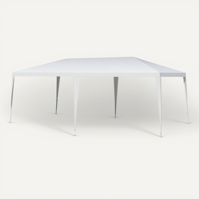 Tonnelle De Jardin 3 M X 6 M Étanche/tente De Réception/barnum Blanc