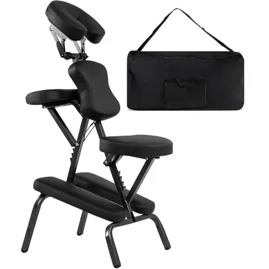 Chaise De Massage Professionnel Portable Solide Et Légère Chaise De Spa Pliable Ergonomique (noir) Chaise De Massage Professionnel Portable Solide Et Légère Chaise De Spa Pliable Ergonomique (noir)