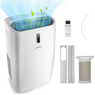 Climatiseur Mobile 5 en 1 - 16000 BTU R290 classe Energétique A Climatiseur Mobile 5 en 1 - 16000 BTU R290 classe Energétique A