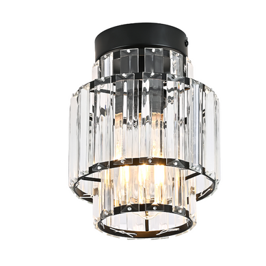 Plafonnier Salon Moderne Plafonnier Noir E27 Pour Chambre (sans Ampoule)