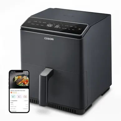 Air Fryer Dual Blaze Chef COSORI Edition - 6,4L - 1700W - Noir Air Fryer Dual Blaze Chef COSORI Edition - 6,4L - 1700W - Noir vue 3/4