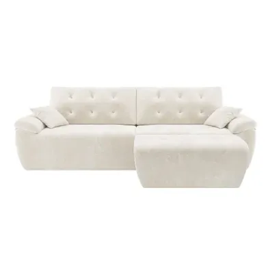 Canapé Modulable En Chenille Beige Mousse Haute Densité Avec Pouf,canapé Compressé Sans Montage Canapé Modulable En Chenille Beige Mousse Haute Densité Avec Pouf,canapé Compressé Sans Montage