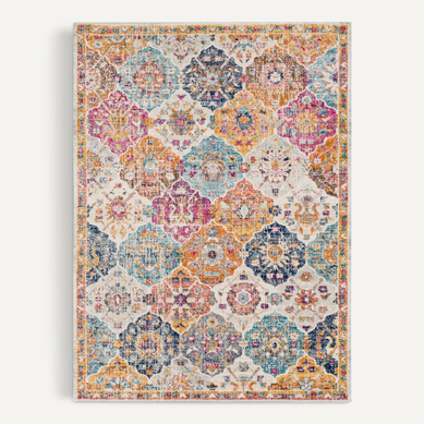 Tapis Vintage Oriental Multicolore/orange 200x275 Cm Ines