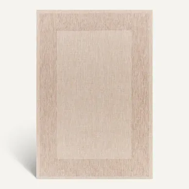 Tapis D'extérieur/intérieur Aspect Jute Beige/ivoire 160x213 Cm Layla