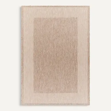 Tapis D'extérieur/intérieur Aspect Jute Beige/ivoire 160x213 Cm Layla