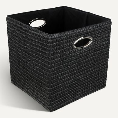Panier pliable COCOONS Noir Panier pliable COCOONS Noir vue 3/4