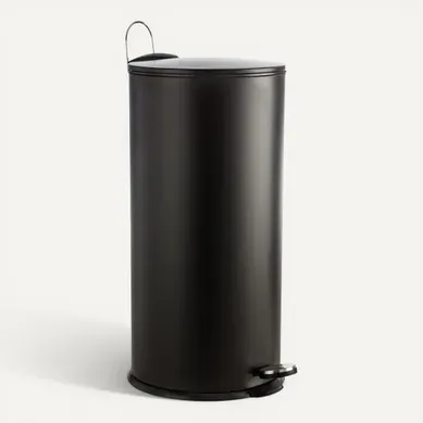 Poubelle 27L FJORD Noir vue 3/4