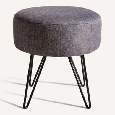 Pouf MODERN Gris Pouf MODERN Gris vue de face