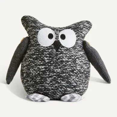 Bloc porte HIBOU Noir / Blanc Bloc porte HIBOU Noir / Blanc vue de face