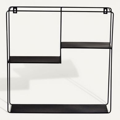 Etagère murale H. 40 cm CASSY Noir Etagère murale H. 40 cm CASSY Noir vue de face