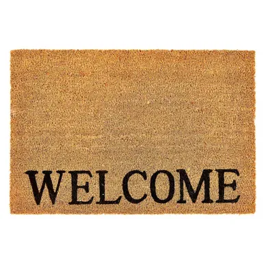 Paillasson 40x60 cm WELCOME Naturel Paillasson 40x60 cm WELCOME Naturel vue de face