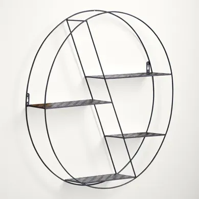 Etagère D60 cm CIRCLE XL Noir vue 3/4