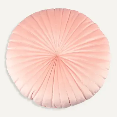 Coussin ø 40 cm TEDDY Rose Coussin ø 40 cm TEDDY Rose vue de face