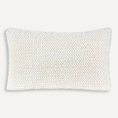 Coussin 30x50 cm BLANC NATURE Blanc Coussin 30x50 cm BLANC NATURE Blanc vue de face