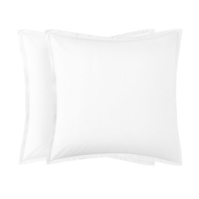 2 taies d'oreillers 63x63 cm DREAMEA CAMILLE 2 taies d'oreillers 63x63 cm DREAMEA CAMILLE vue de face