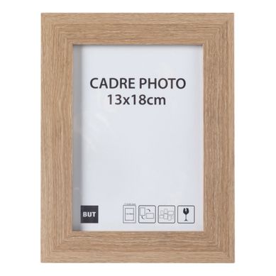Cadre photo 13x18 cm  Chêne vue de face