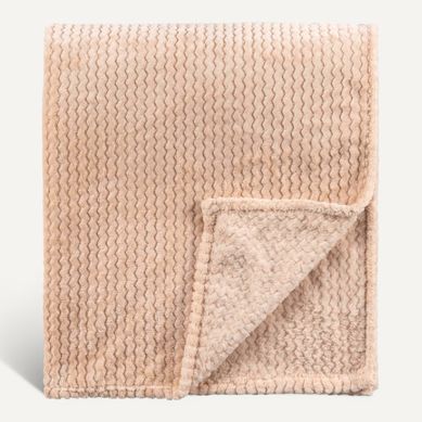 Plaid 220x240 cm ZIGGY Beige Plaid 220x240 cm ZIGGY Beige vue 3/4