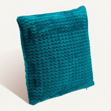Coussin 40x40 cm ZIGGY Bleu Coussin 40x40 cm ZIGGY Bleu vue 3/4