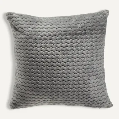 Coussin 40x40 cm ZIGGY Gris Coussin 40x40 cm ZIGGY Gris vue de face
