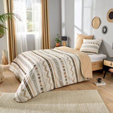 Parure 260x240 cm DREAMEA ZELYA Parure 260x240 cm DREAMEA ZELYA vue d'ambiance 1