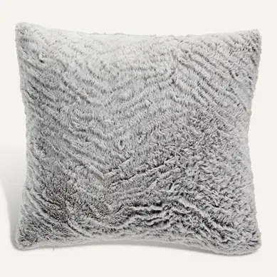 Coussin 40x40 cm BOREAL Gris Coussin 40x40 cm BOREAL Gris vue de face