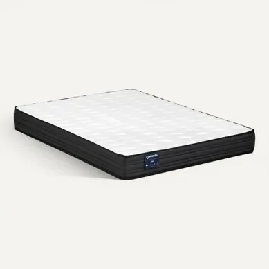 Matelas ressorts 160x200 cm DREAMEA LINA roulé ép.21 cm Matelas ressorts 160x200 cm DREAMEA LINA roulé ép.21 cm vue 3/4