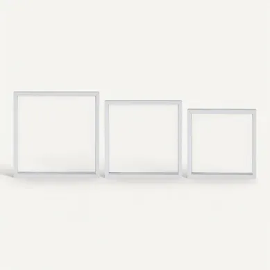 Etagère carré set de 3 MELIE Blanc vue de face