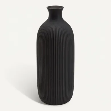 Vase H. 30 cm URION Noir Vase H. 30 cm URION Noir vue 3/4