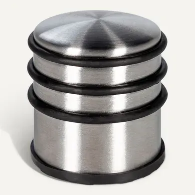 Stop porte metal - Inox vue 3/4