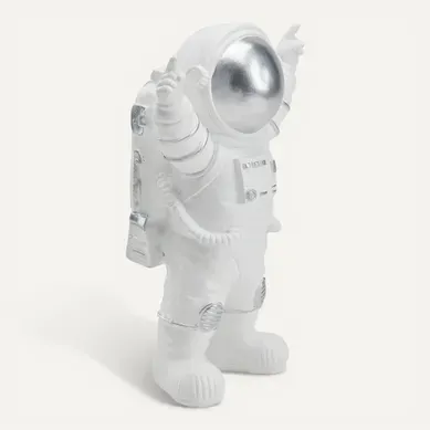 Statue astronaute H. 24 cm ULLAN Gris Statue astronaute H. 24 cm ULLAN Gris vue 3/4